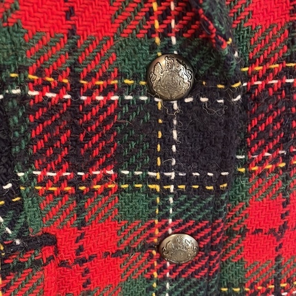 Talbots Classic Shetland Tartan Plaid Blazer - Picture 9 of 13